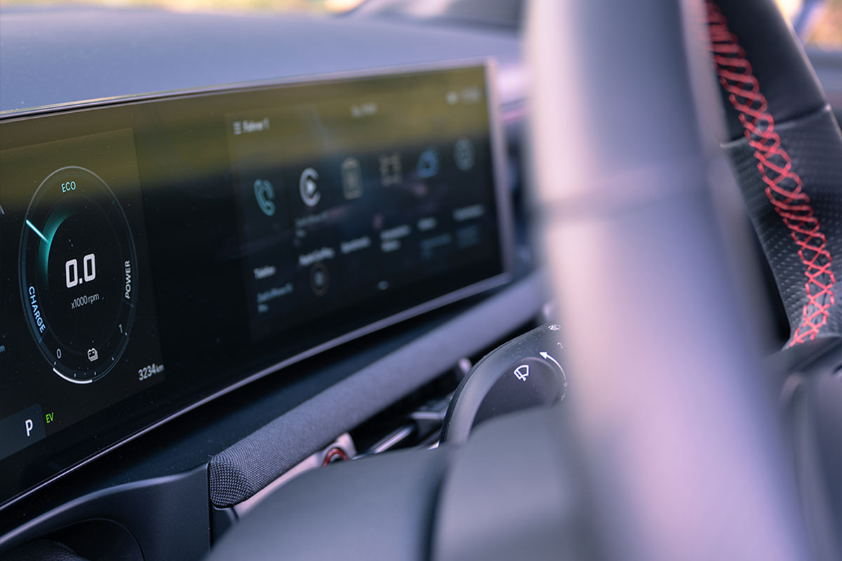 Hyundai TUCSON Innenraum, Nahaufnahme Cockpit